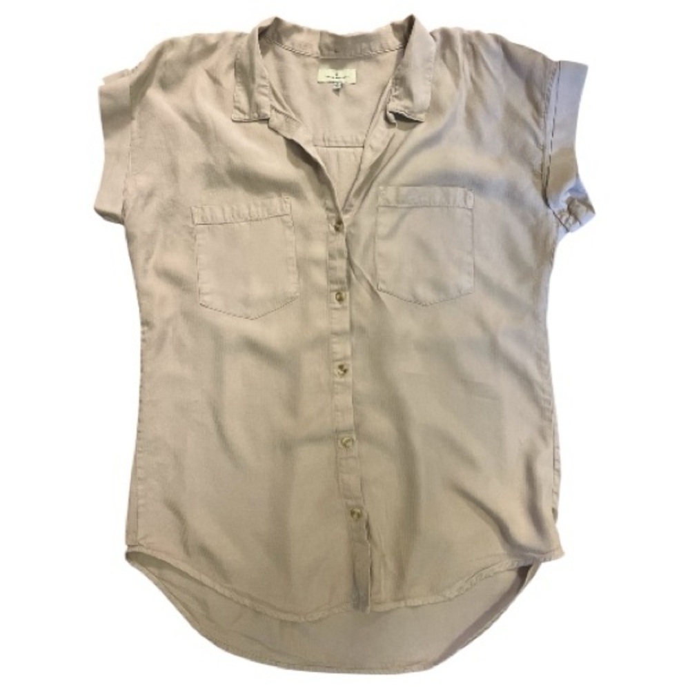 Thread & Supply Blouse Medium Relaxed Drapey Fit Soft Lyocell Pre-Owned